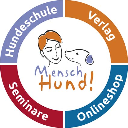 Dieses Bild zeigt das Logo des Unternehmens MenschHund! Hundeschule, Shop, Verlag