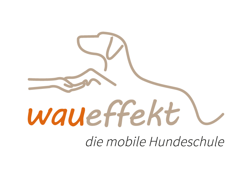 Dieses Bild zeigt das Logo des Unternehmens Waueffekt mobile Hundeschule